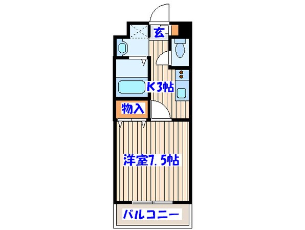 ブランシェ泉中央の物件間取画像